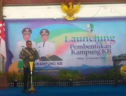 H. Idi dan H. Ab, Launching Pembentukan Kampung KB “Kabupaten Maju, Tidak Lepas Masyarakatnya Berkualitas”