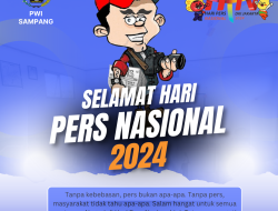 Hari Pers Nasional 2024, Momentum Refleksi Pers Lebih Profesional, Berwawasan & Beretika.