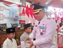 BAZNAS Santuni Anak Yatim di Rangkaian Acara Sertijab Bupati dan Wakil Bupati Sampang